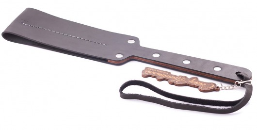 Гладкий мягкий удлиненный пэддл с заклепками - 32 см. - Crazy Handmade - купить с доставкой в Черкесске