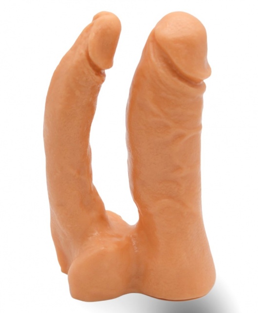 Двойной фаллоимитатор на трусиках с плугом - 15 см. - LOVETOY (А-Полимер) - купить с доставкой в Черкесске