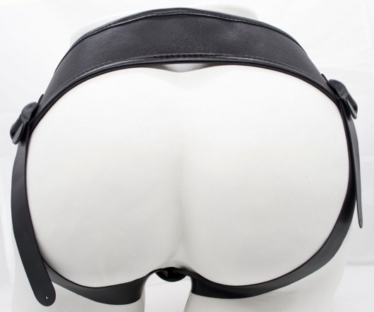 Двойной фаллоимитатор на трусиках с плугом - 15 см. - LOVETOY (А-Полимер) - купить с доставкой в Черкесске