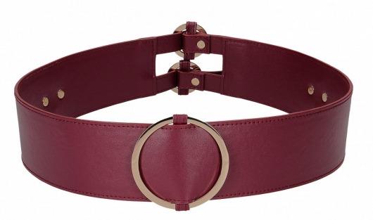 Бордовый ремень Halo Waist Belt - размер L-XL - Shots Media BV - купить с доставкой в Черкесске