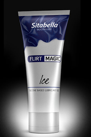 Силиконовая гель-смазка FLIRT MAGIC Ice с лёгким пролонгирующим эффектом - 75 мл. - Sitabella - купить с доставкой в Черкесске