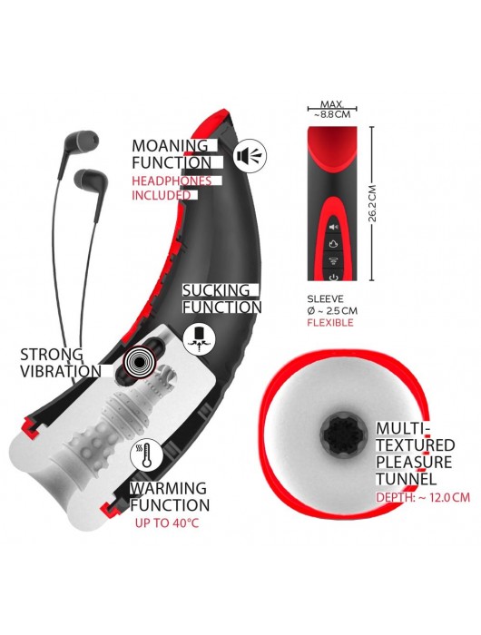 Автоматический мастурбатор WYNE 03 с подогревом - Orion - в Черкесске купить с доставкой