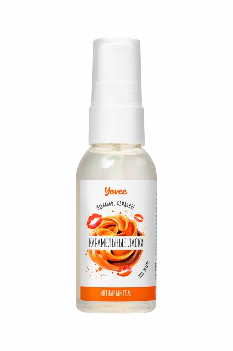 Съедобная гель-смазка Yovee «Карамельные ласки» с Д-пантенолом и вкусом Dulce de Leche - 50 мл. - ToyFa - купить с доставкой в Черкесске