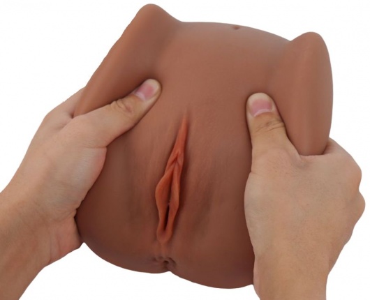 Мастурбатор Black Beauty - вагина и анус - S-HANDE - в Черкесске купить с доставкой