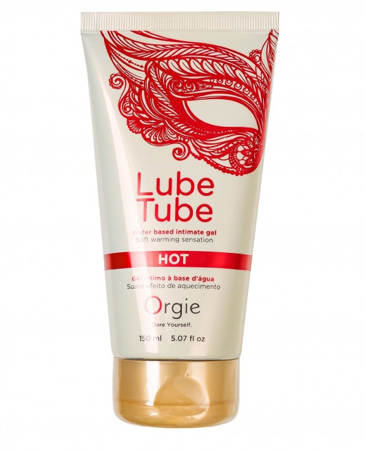 Интимный гель на водной основе Lube Tube Hot с разогревающим эффектом - 150 мл. - ORGIE - купить с доставкой в Черкесске
