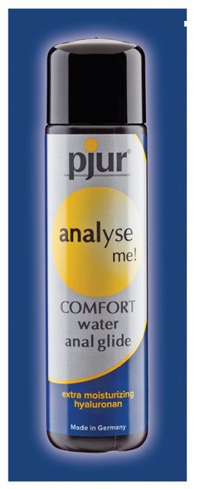 Анальный лубрикант pjur ANALYSE ME Comfort Water Anal Glide - 2 мл. - Pjur - купить с доставкой в Черкесске