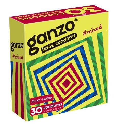 Микс-набор из 30 презервативов Ganzo Mixed - Ganzo - купить с доставкой в Черкесске