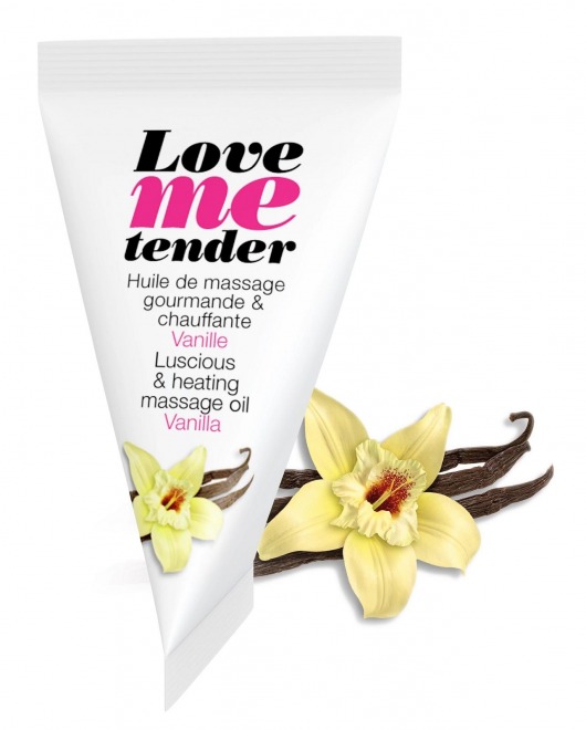 Съедобное согревающее массажное масло Love Me Tender Vanilla с ароматом ванили - 10 мл. - Love to Love - купить с доставкой в Черкесске