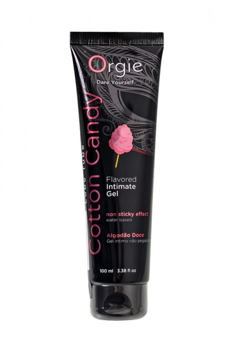 Интимный гель на водной осное Lube Tube Cotton Candy со вкусом сахарной ваты - 100 мл. - ORGIE - купить с доставкой в Черкесске
