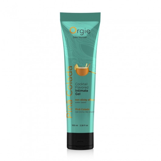 Съедобный интимный гель Orgie Lube Tube Cocktail Pina Colada - 100 мл. - ORGIE - купить с доставкой в Черкесске