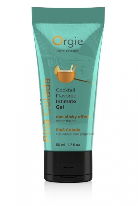 Съедобный интимный гель Orgie Lube Tube Cocktail Pina Colada - 50 мл. - ORGIE - купить с доставкой в Черкесске