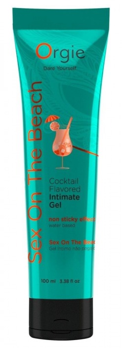 Съедобный интимный гель Orgie Lube Tube Cocktail Sex On The Beach - 100 мл. - ORGIE - купить с доставкой в Черкесске