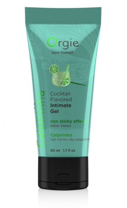 Съедобный интимный гель Orgie Lube Tube Cocktail Caipirinha - 50 мл. - ORGIE - купить с доставкой в Черкесске