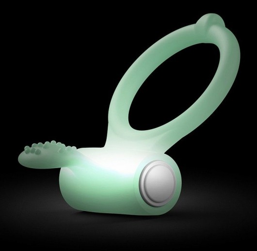 Светящееся в темноте эрекционное виброкольцо Power Clit - Dorcel - в Черкесске купить с доставкой