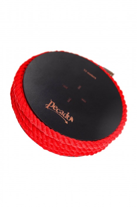 Красная веревка для шибари на катушке - 10 м. - Pecado - купить с доставкой в Черкесске