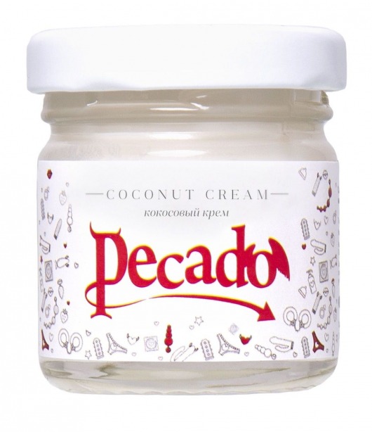 Массажная свеча Сoconut Cream - 35 мл. - Pecado - купить с доставкой в Черкесске