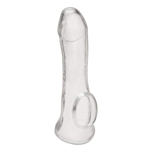 Прозрачная насадка на пенис Transparent Penis Enhancing Sleeve Extension - 15,9 см. - BlueLine - в Черкесске купить с доставкой