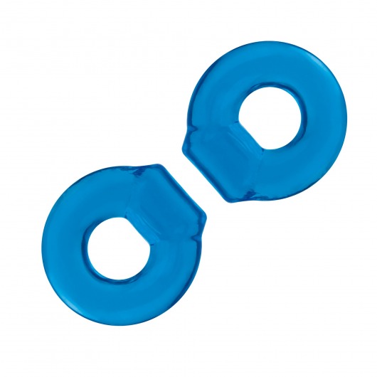 Комплект из двух колец для пениса 2-Pack Ultra-Stretch Stamina Endurance Ring - BlueLine - в Черкесске купить с доставкой
