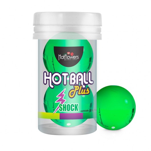 Лубрикант на силиконовой основе Hot Ball Plus с покалывающим эффектом (2 шарика по 3 гр.) - HotFlowers - купить с доставкой в Черкесске