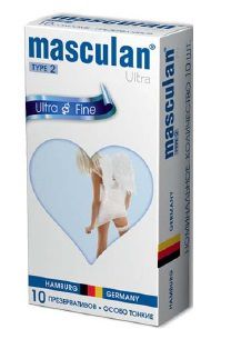 Ультратонкие презервативы Masculan Ultra Fine с обильной смазкой - 10 шт. - Masculan - купить с доставкой в Черкесске