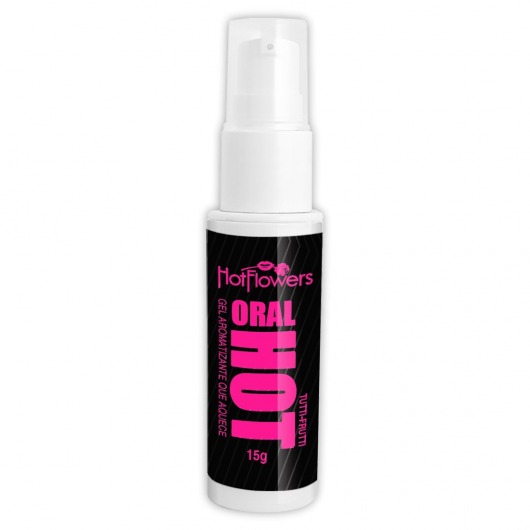 Гель для оральных ласк Oral Hot с согревающим эффектом - 15 гр. - HotFlowers - купить с доставкой в Черкесске