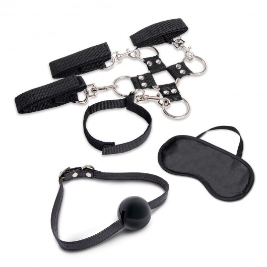 Набор для фиксации из 7 предметов Hogtie   Ball Gag Kit - Lux Fetish - купить с доставкой в Черкесске
