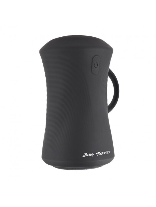 Черный вибромастурбатор с гироскопом Gyro Stroke - Zero Tolerance - в Черкесске купить с доставкой