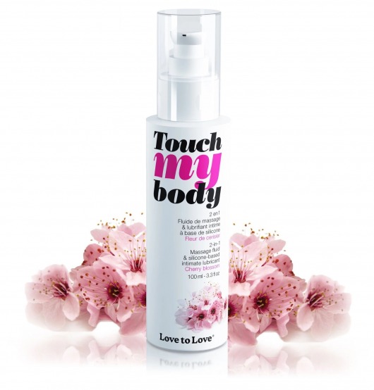 Силиконовый лубрикант 2-в-1 Touch My Body с ароматом вишнёвого цвета - 100 мл. - Love to Love - купить с доставкой в Черкесске