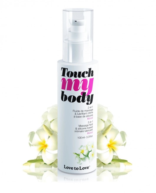 Силиконовый лубрикант 2-в-1 Touch My Body с ароматом моной - 100 мл. - Love to Love - купить с доставкой в Черкесске