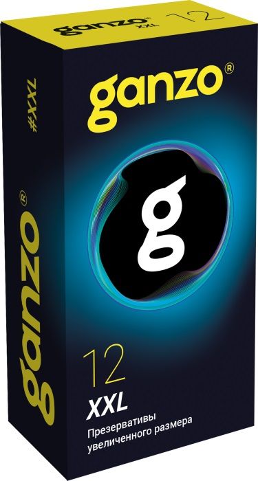Презервативы увеличенного размера Ganzo XXL - 12 шт. - Ganzo - купить с доставкой в Черкесске