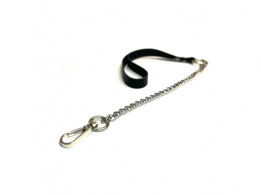 Поводок на цепочке Sex Game - 44 см. - БДСМ Арсенал - купить с доставкой в Черкесске