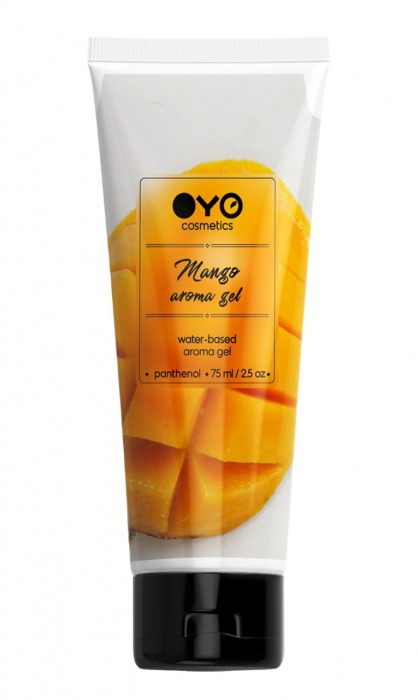 Лубрикант на водной основе OYO Aroma Gel Mango с ароматом манго - 75 мл. - OYO - купить с доставкой в Черкесске