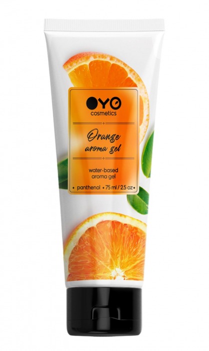 Лубрикант на водной основе OYO Aroma Gel Orange с ароматом апельсина - 75 мл. - OYO - купить с доставкой в Черкесске