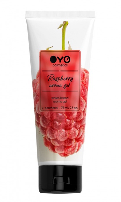 Лубрикант на водной основе OYO Aroma Gel Raspberry с ароматом малины - 75 мл. - OYO - купить с доставкой в Черкесске