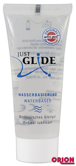 Вагинальная смазка на водной основе JUSTGLIDE - 20 мл. - Orion - купить с доставкой в Черкесске