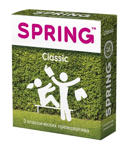 Классические презервативы SPRING CLASSIC - 3 шт. - SPRING - купить с доставкой в Черкесске