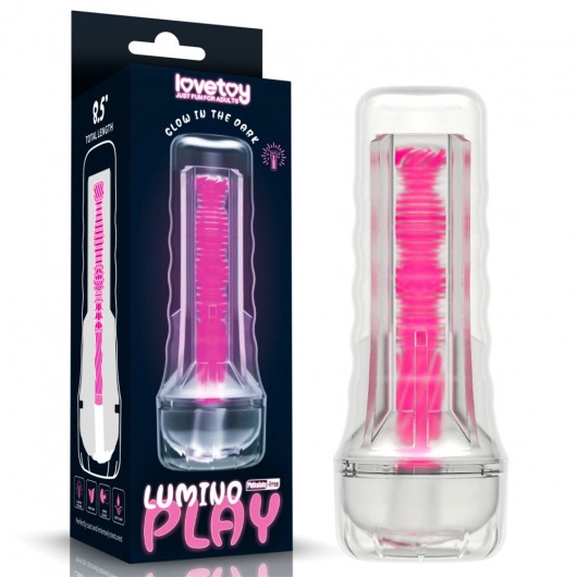 Светящийся в темноте мастурбатор 8.5 Lumino Play Masturbator - Lovetoy - в Черкесске купить с доставкой