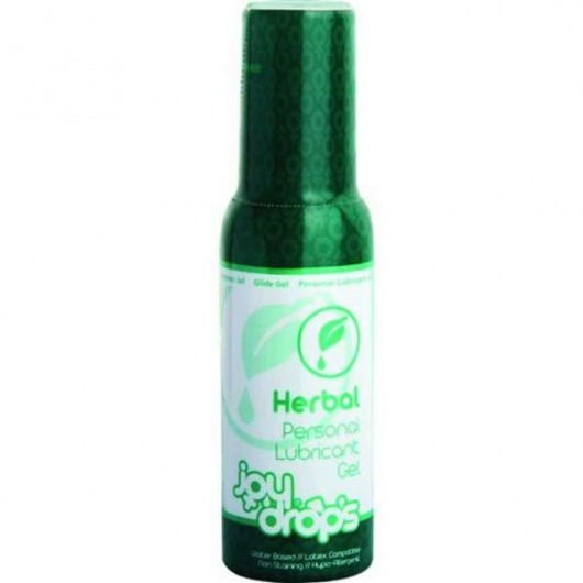 Смазка на водной основе JoyDrops Herbal - 100 мл. - JoyDrops - купить с доставкой в Черкесске