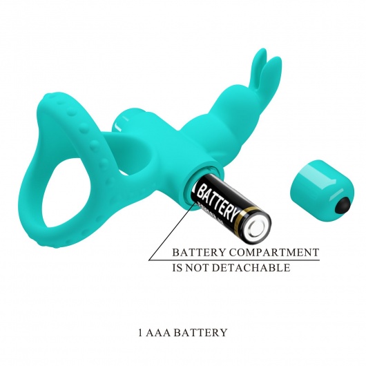 Бирюзовое эрекционное виброкольцо Passionate Figgy - Baile - в Черкесске купить с доставкой