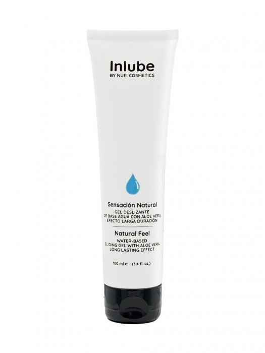 Интимный лубрикант с алоэ вера Inlube Natural Feel - 100 мл. - Nuei cosmetics - купить с доставкой в Черкесске