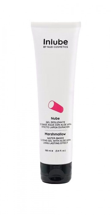 Лубрикант на водной основе Nuei Inlube с алоэ вера и ароматом маршмеллоу -100 мл. - Nuei cosmetics - купить с доставкой в Черкесске