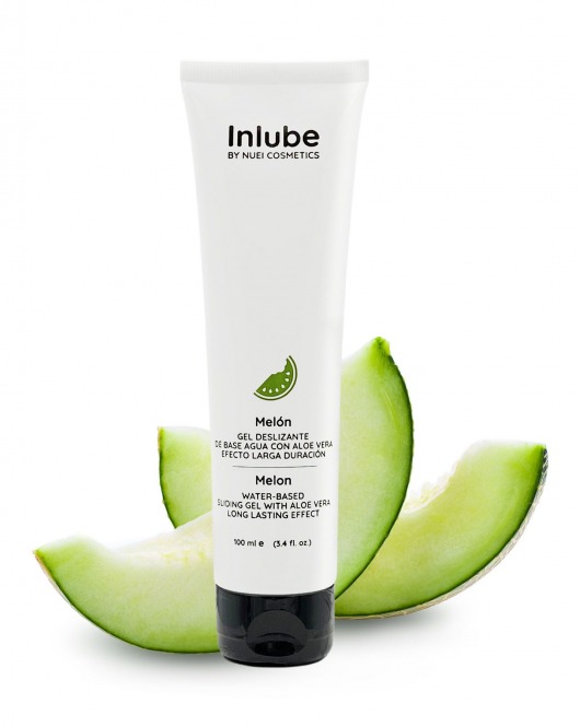 Лубрикант на водной основе Nuei Inlube с алоэ вера и ароматом дыни - 100 мл. - Nuei cosmetics - купить с доставкой в Черкесске