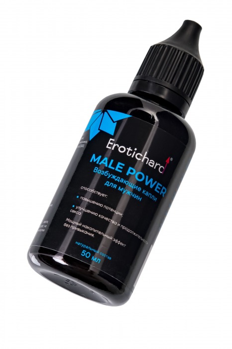 Капли для мужчин Erotichard Male Power - 50 мл. - Erotic Hard - купить с доставкой в Черкесске