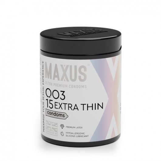Экстремально тонкие презервативы MAXUS 003 Extra Thin - 15 шт. - Maxus - купить с доставкой в Черкесске