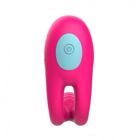 Розовое виброкольцо с пультом ДУ - I-MOON - в Черкесске купить с доставкой