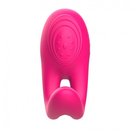 Розовое виброкольцо с пультом ДУ - I-MOON - в Черкесске купить с доставкой