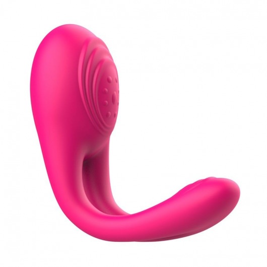 Розовое виброкольцо с пультом ДУ - I-MOON - в Черкесске купить с доставкой