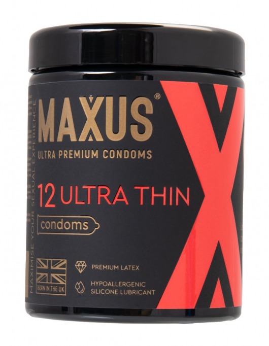 Ультратонкие презервативы MAXUS Ultra Thin - 12 шт. - Maxus - купить с доставкой в Черкесске