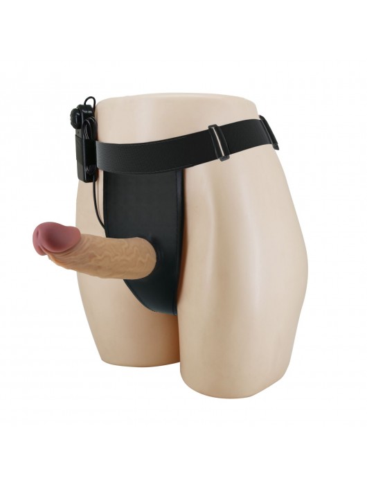 Полый вибрострапон на регулируемых трусиках Draven - 17,5 см. - Baile - купить с доставкой в Черкесске