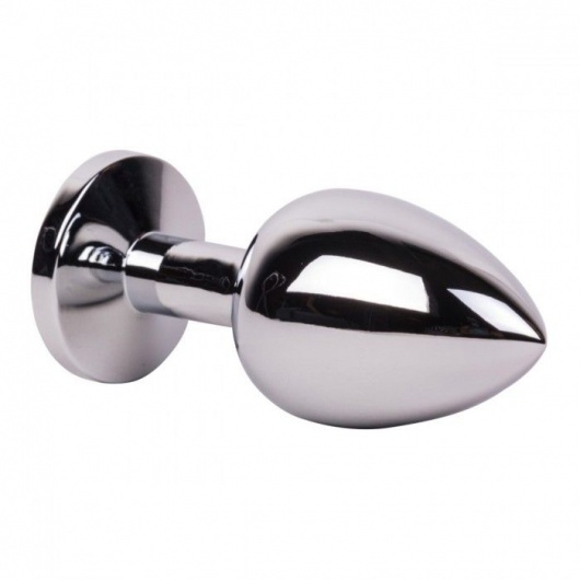 Большой стальной плаг с розовым кристаллом Pink Bubble Gum - 9,5 см. - Erotic Fantasy - купить с доставкой в Черкесске